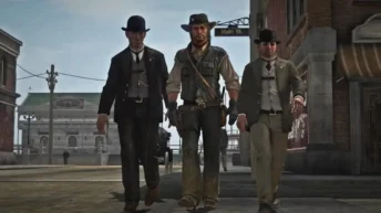 Red Dead Redemption short film The Man from Blackwater Western scene 2010