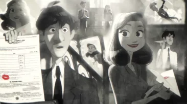 Paperman 2012 Disney short combining hand-drawn and CGI animation magic