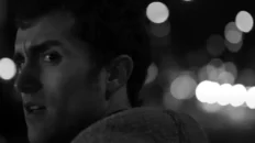 Scene from Donkey 2011 short film directed by Keir Burrows showing intense moral conflict