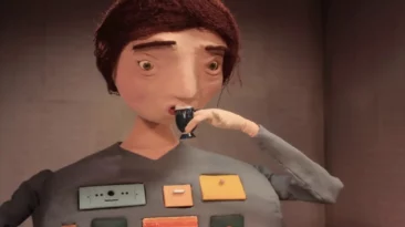 Scene from Piirongin Piiloissa 2011 by Sanni Lahtinen showing nostalgic childhood imagery