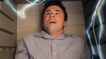 Stealing Time 2011 short film poster featuring time travel comedy scene