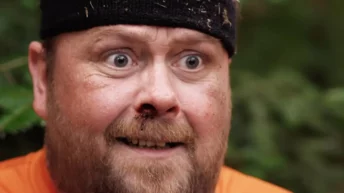 Scene from Red Handed short film showing a jogging mishap with comedic timing and awkward misunderstanding