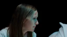 Scene from Buckets 2017 short film by Julia Jones showing emotional sacrifice and love