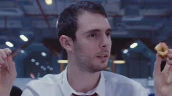 Poster of Skipped, a time-travel comedy sci-fi short film with humor and twists