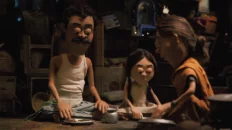 Tokri 2017 claymation scene of young girl with basket, showcasing emotional storytelling and handcrafted animation