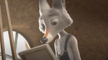 rush A Fox Tale 2018 movie poster showing cute fox characters in an animated forest setting