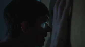 Peephole 2018 horror movie poster with eerie suspense atmosphere