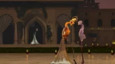 Birds of a Feather 2021 animated movie scene showing colorful bird characters