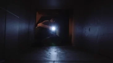 Box Fort 2020 horror short film poster with creepy and suspenseful imagery