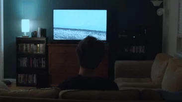 Scene from She Knows 2020 psychological horror short film with dark atmosphere