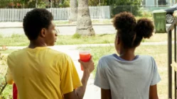 Scene from Cherry Lemonade 2020 showing a teenage girl in an emotional moment