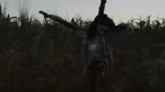 Stalked 2021 film still depicting urban explorers in abandoned town