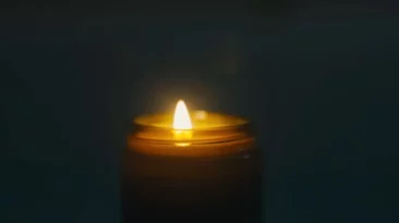 Scene from Catch Your Breath 2022 horror short film with dark atmosphere