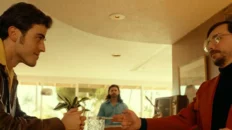 In the Valley of the Moon 2023 film still featuring mobster hitman in 1970s California