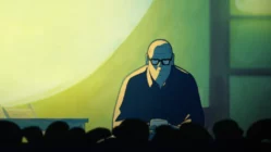 Scene from Teacups short film showing emotional moment over shared tea symbolizing kindness and resilience
