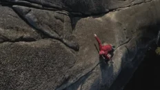 Drama 2023 Hurt film scene showing the emotional journey of a climber
