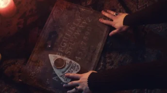 Scene from 7 Minutes in Hell 2022 horror film showing a terrifying journey into the unknown