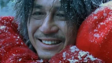 Scene from Oldboy (2003) showcasing its dark revenge theme and intense visual style
