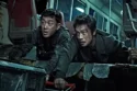 Scene from Ashfall (2019) showing Baekdu Mountain eruption in the Korean disaster movie