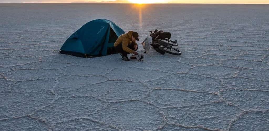 The Present 2023 adventure documentary featuring Dimitri Poffé cycling across South America in an award-winning short film