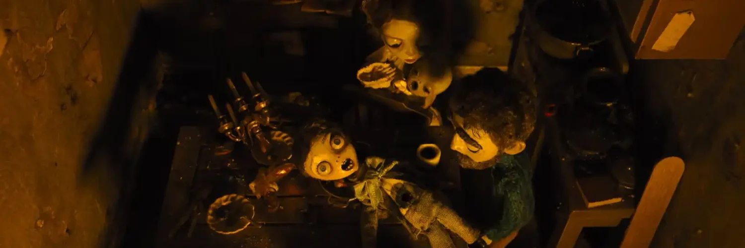 The Littles 2025 short horror film featuring eerie stop-motion creatures beneath a family home