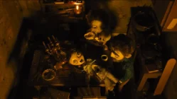 The Littles 2025 short horror film featuring eerie stop-motion creatures beneath a family home